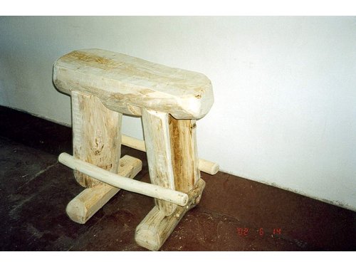 Hokery barowe drewniane