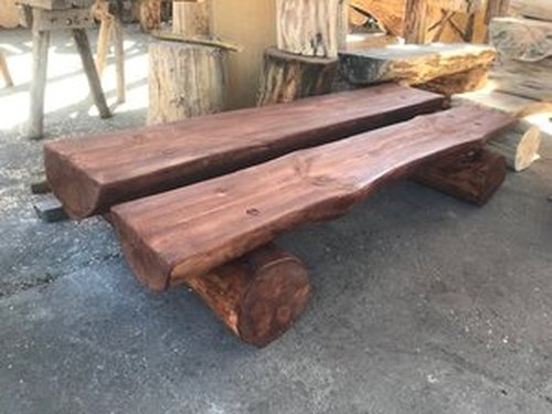  ŁAWKA OGNISKOWA Z BALA ZAIMPREGNOWANA